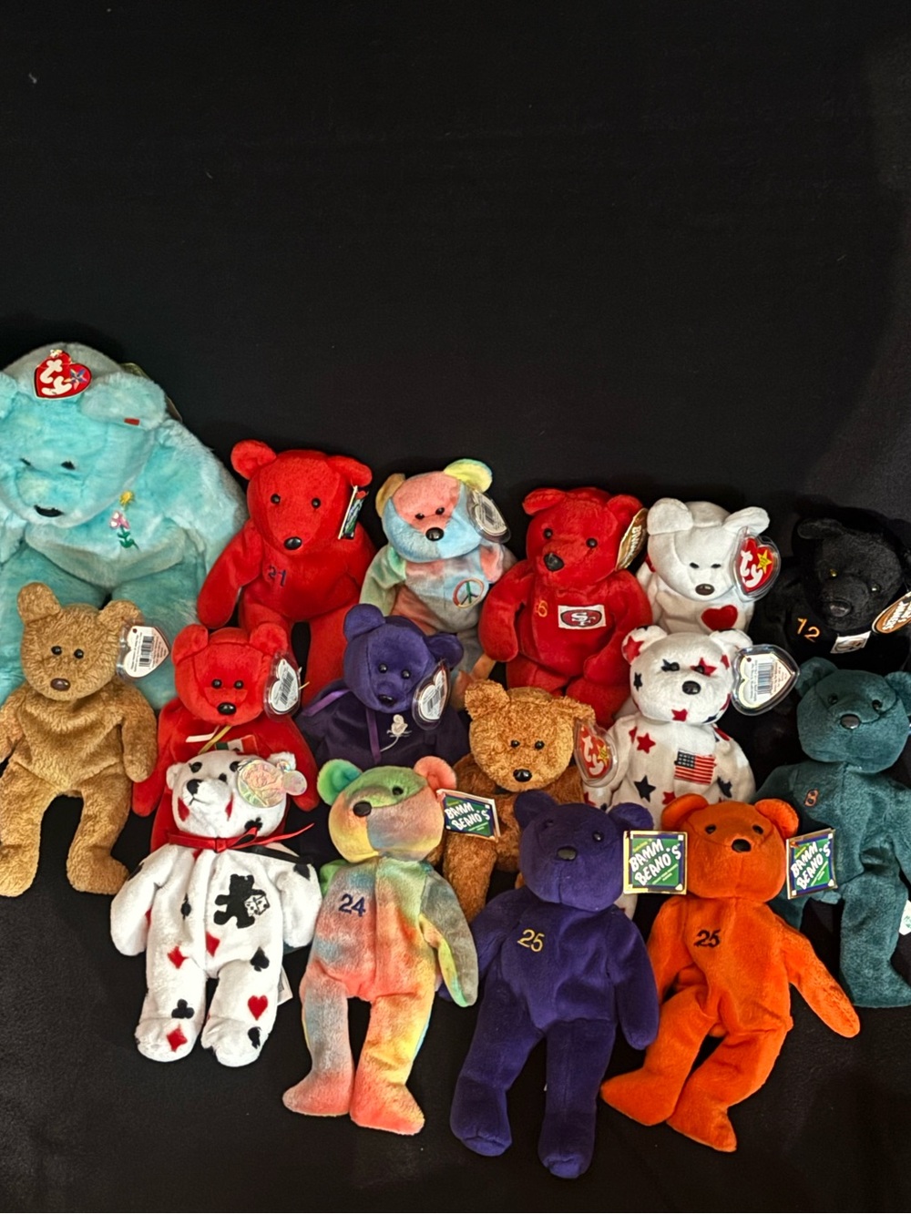 TY Beanie Babies Bears Lot of 17 Mint Condition*